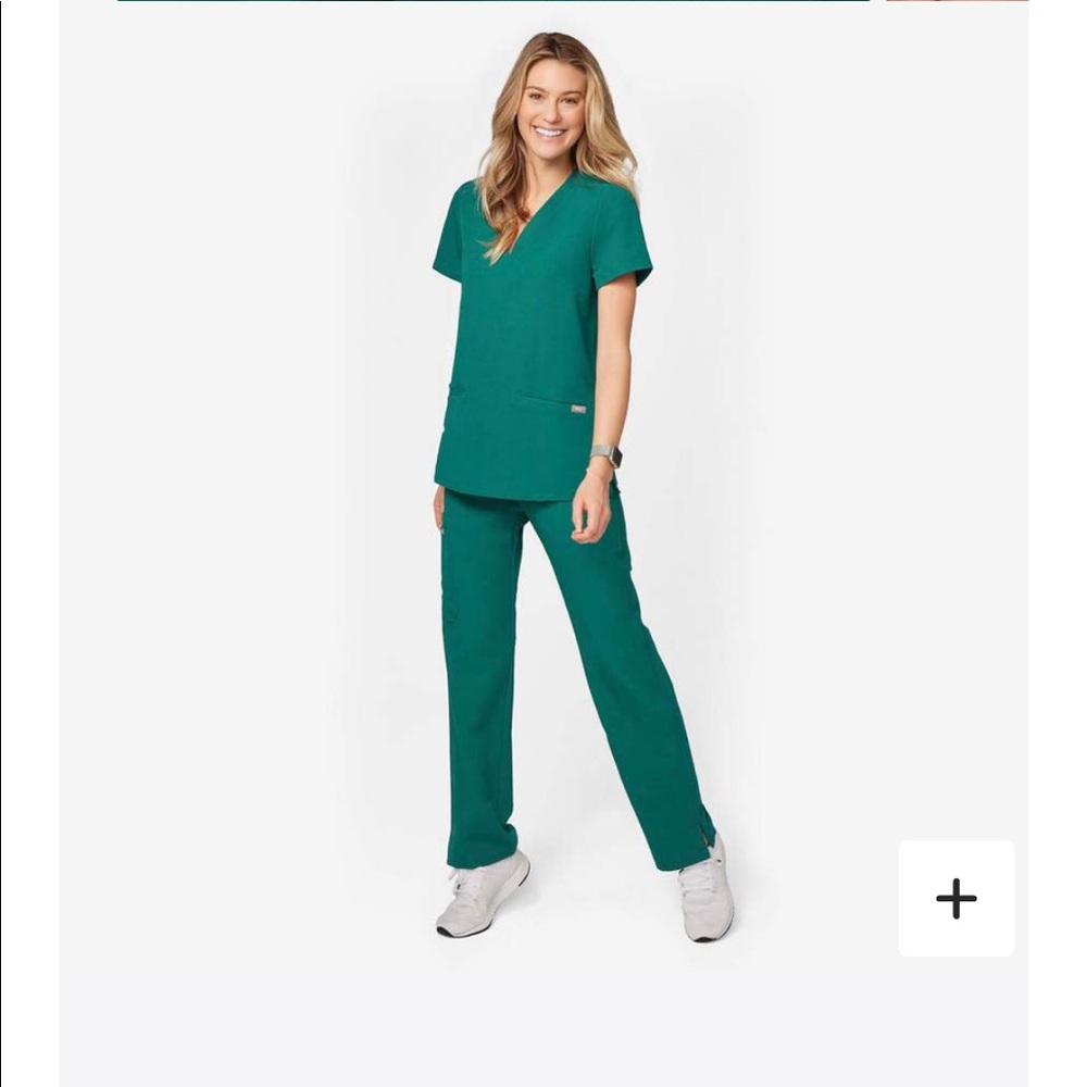Figs Hunter Green Scrubs